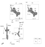 Diagram for Kia Control Arm - 54500Q5000