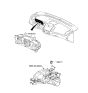 Diagram for Kia Instrument Cluster - 940411M010