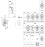 Diagram for Kia TPMS Sensor - 529332M000
