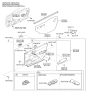 Diagram for Kia Power Window Switch - 935701M100WK