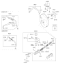 Diagram for Kia Brake Master Cylinder Reservoir - 585102L500