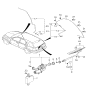 Diagram for Kia Wiper Arm - 988113E000
