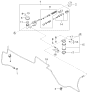 Diagram for Kia Clutch Hose - 416313E110