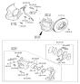 Diagram for Kia Sorento Brake Pad Set - 581011UA10