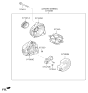 Diagram for Kia Alternator - 373002G800