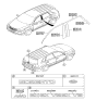 Diagram for Kia Emblem - 863102P000