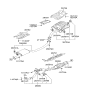 Diagram for Kia Catalytic Converter Gasket - 287512B550