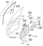 Diagram for Kia Door Lock Actuator - 813202P020