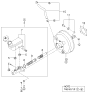 Diagram for Kia Brake Booster Vacuum Hose - 591304D200