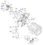 Diagram for Kia Water Pump - 251003C100