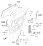 Diagram for Kia Window Regulator - 83403A9000