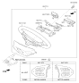 Diagram for Kia Sedona Steering Wheel - 56100A9450BJ1