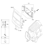 Diagram for Kia Door Lock Actuator - 812302W000