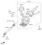 Diagram for Kia Power Steering Assist Motor - 563303X005