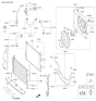 Diagram for Kia A/C Condenser - 97606B2001