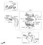 Diagram for Kia Air Filter Box - 28111B2000