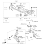 Diagram for Kia Control Arm - 54501B2000