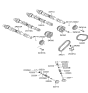 Diagram for Kia Valve Stem Seal - 222243E000