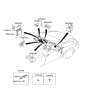 Diagram for Kia Turn Signal Flasher - 955501D100