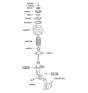 Diagram for Kia Shock Absorber - 546502K820