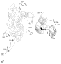 Diagram for Kia Oxygen Sensor - 392102B210