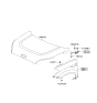 Diagram for Kia Hood - 664002K510