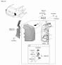 Diagram for Kia Back Up Light - 92401S9000