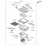 Diagram for Kia Telluride Air Filter - 97133G8000