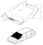 Diagram for Kia Windshield - 861101F050
