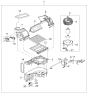 Diagram for Kia Sportage Cabin Air Filter - 971332E200