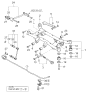 Diagram for Kia Control Arm Bolt - 626172E100