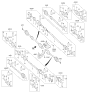 Diagram for Kia Spindle Nut - 495513X000