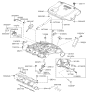 Diagram for Kia Intake Manifold Gasket - 283132G000