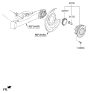 Diagram for Kia Wheel Bearing - 52750B2050