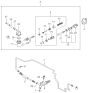 Diagram for Kia Clutch Hose - 0K08545510B