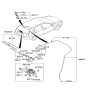 Diagram for Kia Spectra Wiper Blade - 988502F000