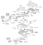 Diagram for Kia Catalytic Converter Gasket - 287513S000