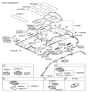Diagram for Kia Interior Light Bulb - 928704D500QW