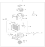 Diagram for Kia Blower Motor Resistor - 0K08A61R20A