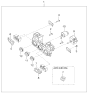 Diagram for Kia Blower Control Switches - 0K07061C22