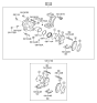 Diagram for Kia Brake Pad Set - 581011FA50