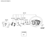 Diagram for Kia Steering Wheel - 561101F250UB