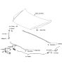 Diagram for Kia Hood Cable - 811901F100