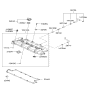 Diagram for Kia Oil Filler Cap - 2651037400