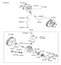 Diagram for Kia Power Steering Pump - 571002E100