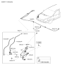 Diagram for Kia Windshield Washer Nozzle - 986301F001