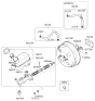 Diagram for Kia Brake Master Cylinder Reservoir - 585102E500