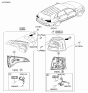 Diagram for Kia Back Up Light - 924021U600
