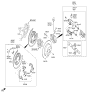 Diagram for Kia Sorento Brake Pad Set - 583021UA50