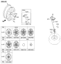 Diagram for Kia Sorento TPMS Sensor - 529332M550
